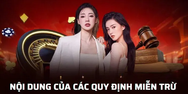Miễn Trách Nhiệm 3 Nội dung của các quy định miễn trừ