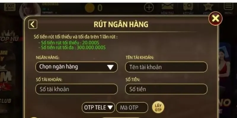 Rút Tiền Sunwin 1 Rút tiền Sunwin thông qua ngân hàng nhanh chóng